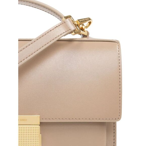 Golden Goose Women Venezia Bag Palmellato Leather Body Gold Metal Details - Picture 4 of 6